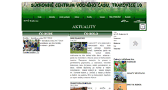 Desktop Screenshot of cvctrakovice.sk